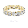 Round Cut Diamond Eternity Band – Full Circle Brilliance in 925 Silver, 10K & 14K Gold