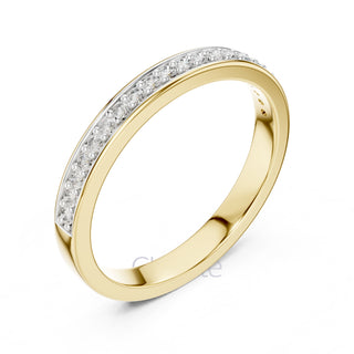 Double Row Diamond Band Ring