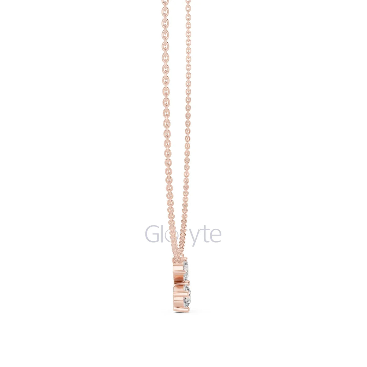 Diamond Floral Pendant Necklace