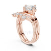 Cushion & Oval Diamond Bridal Set