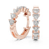 Eternal Heart Hoop Earrings