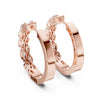 Marquise Illusion Hoop Earrings – Lab-Grown Diamond / Moissanite | Sterling Silver, 10k & 14k Gold