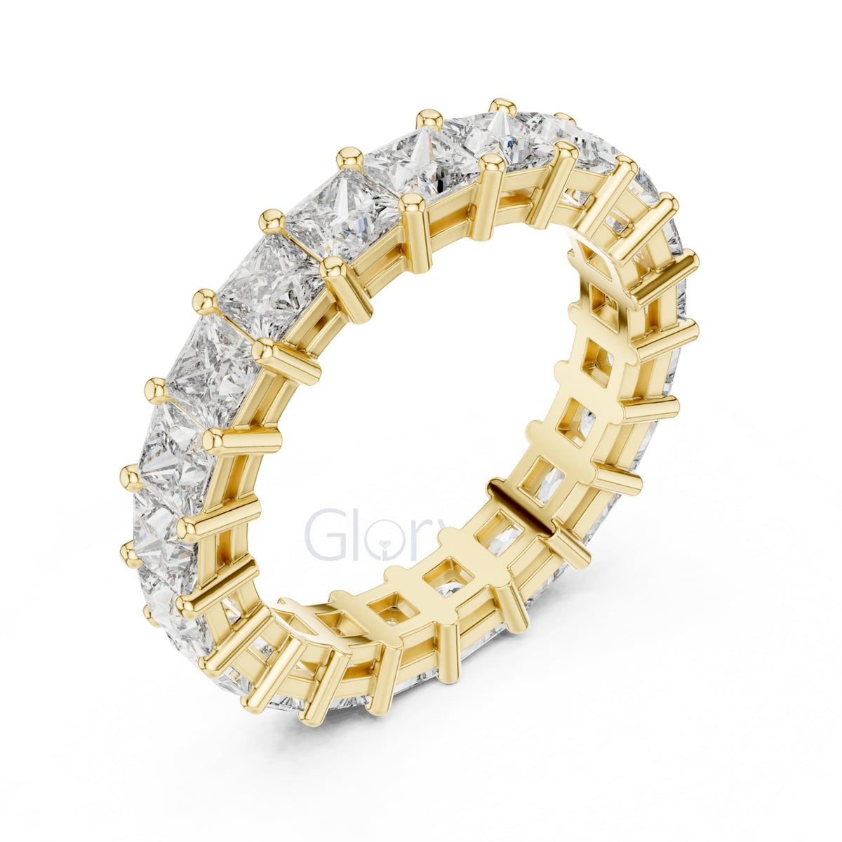 Princess Cut Diamond Eternity Band