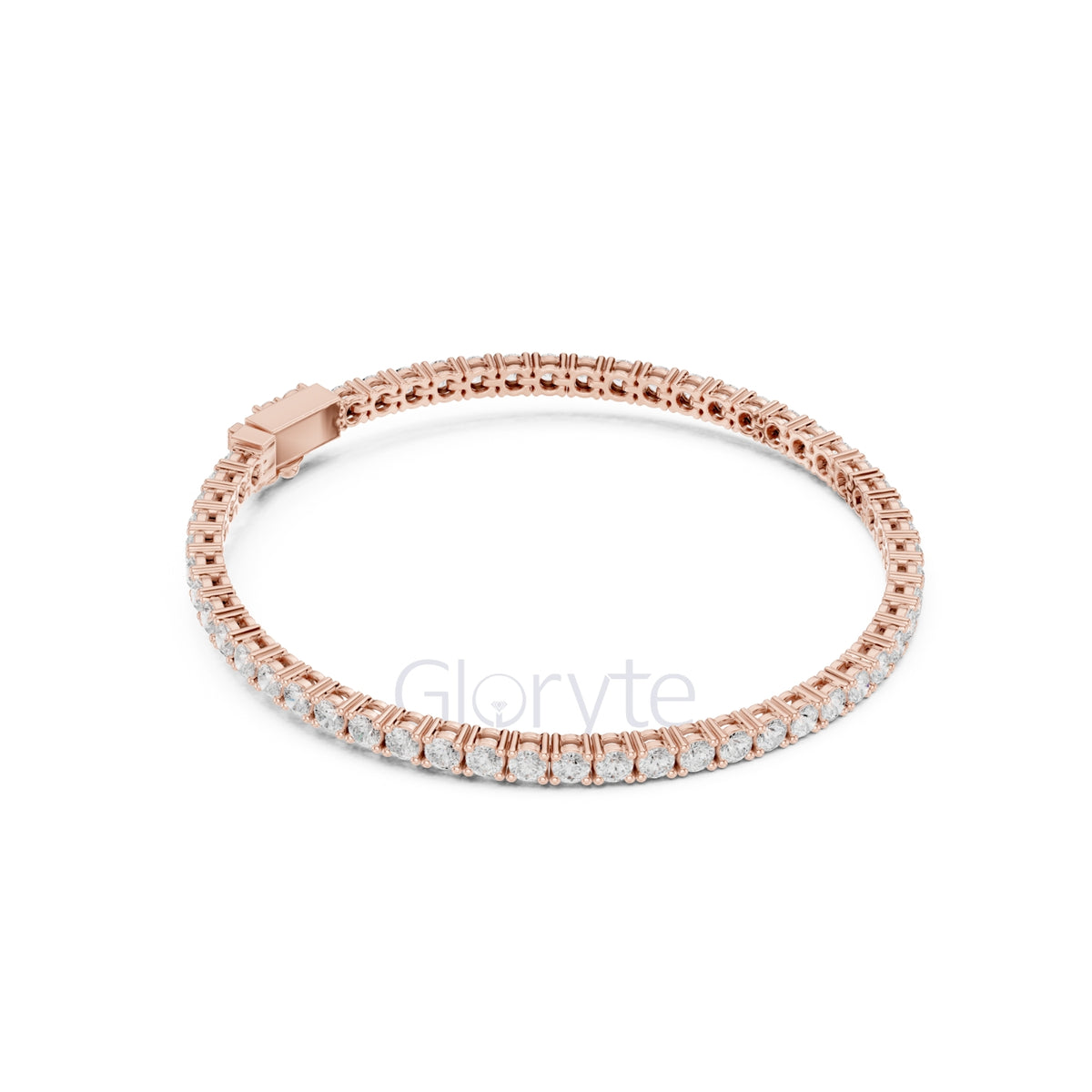 Classic Round Diamond Tennis Bracelet (2.50mm)