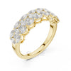 Nature Inspired Marquise Diamond Band Ring – Gold / Sterling Silver