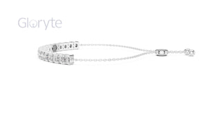 Round Cut Adjustable Diamond Bracelet | Timeless & Versatile