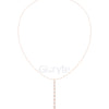 Diamond Vertical Bar Pendant Necklace