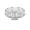 Emerald Diamond Bridal Set