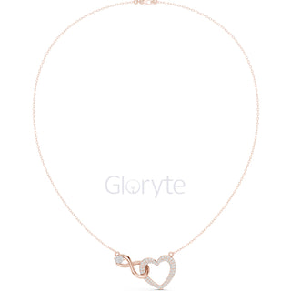 Heart Diamond Pendant Necklace