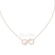 Infinity Diamond Pendant Necklace