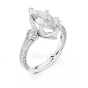 Marquise Diamond Vintage Ring