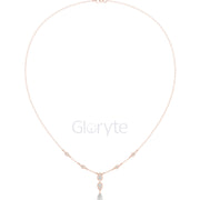 Pear Drop Diamond Necklace