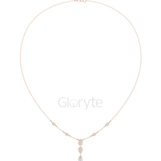 Pear Drop Diamond Necklace