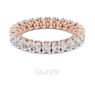 Round Cut Diamond Eternity Band – Classic Full Circle Ring