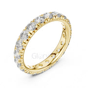 Round Cut Diamond Eternity Band