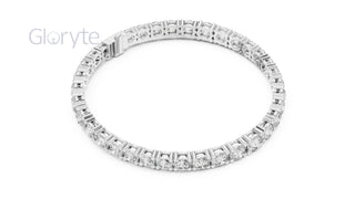 Round Brilliant Diamond Tennis Bracelet