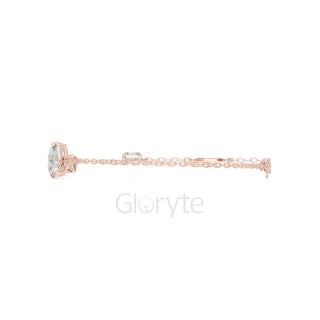 Three-Stone Diamond Tail Bracelet