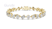 Mixed Shape Diamond Bracelet
