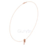 Oval & Pear Drop Diamond Pendant Necklace