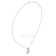 Two-Stone Diamond Pendant Necklace