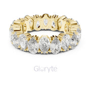Pear Cut Diamond Eternity Band – Full Circle
