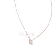 Bloom Diamond Cluster Pendant Necklace