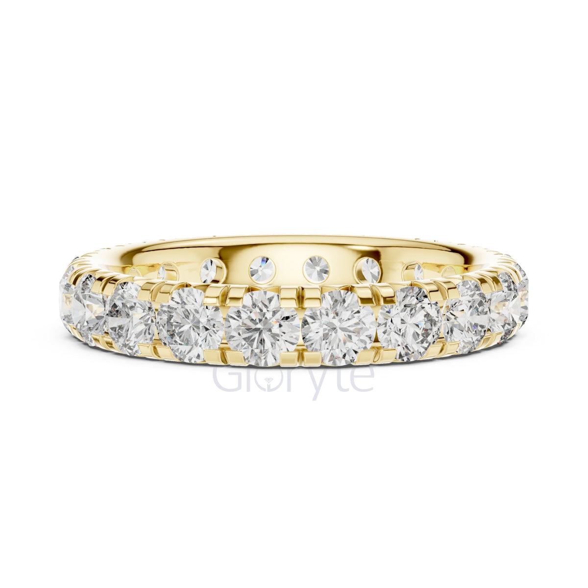 Round Cut Diamond Eternity Band