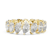 Pear Cut Diamond Eternity Band