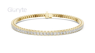 Princess Cut Diamond Tennis Bracelet