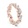 Pear & Round Lab Diamond Eternity Band – Classic Statement Ring