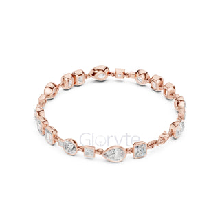 Cluster Diamond Bracelet