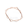 Geometric Diamond Bangle