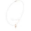 Solitaire Curve Diamond Pendant Necklace