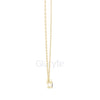 Emerald Solitaire Pendant Necklace (0.39 CT)