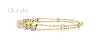 Mixed Cut Diamond Bracelet