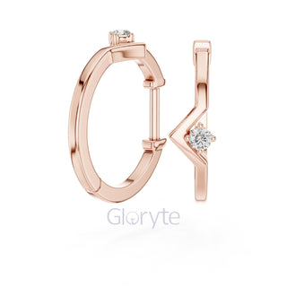 Geometric Hoop Earrings
