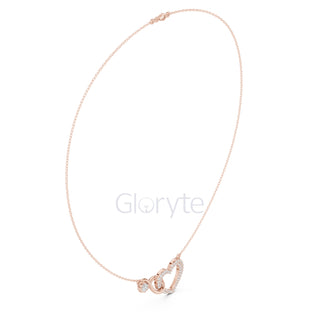 Heart Diamond Pendant Necklace