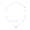 Baguette Diamond Bar Necklace