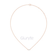 Baguette Diamond Bar Necklace