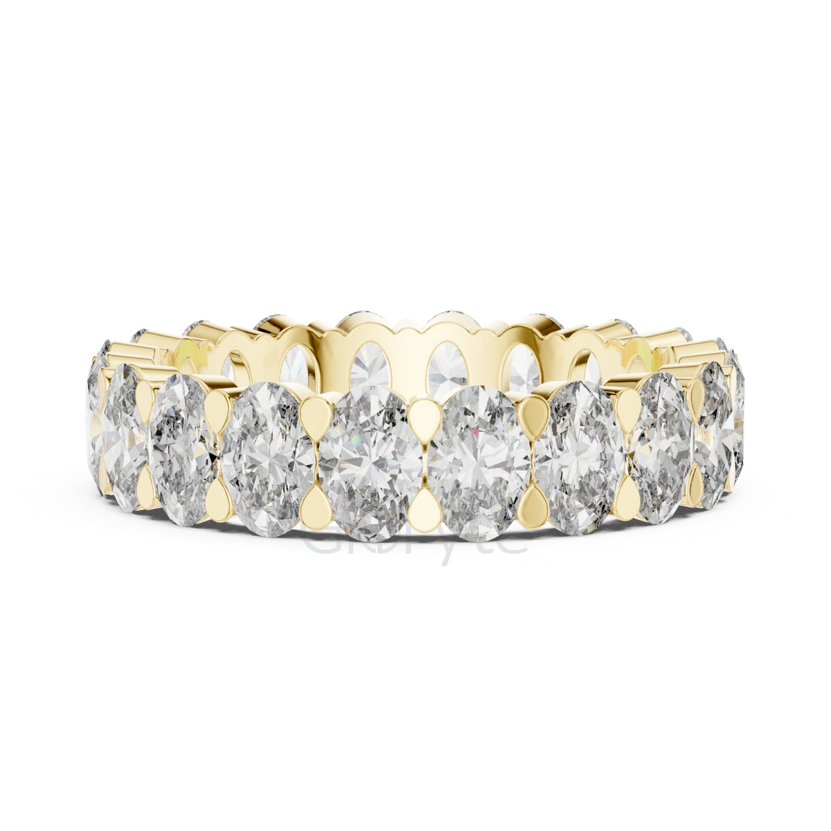 Oval Cut Diamond Eternity Band