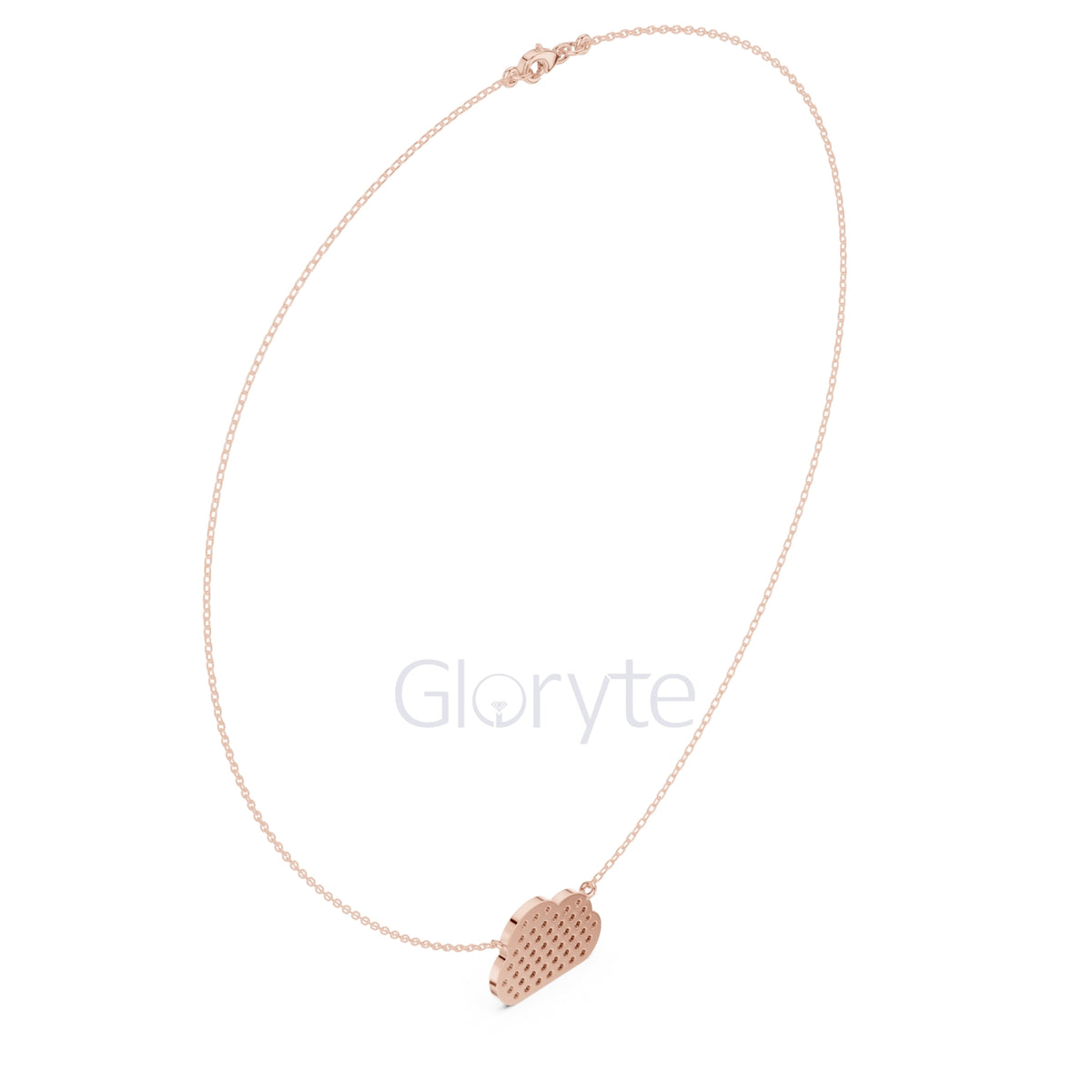 Cloud Diamond Pendant Necklace