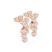 Bubble Cluster Diamond Earrings