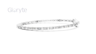 Baguette Cut Diamond Tennis Bracelet