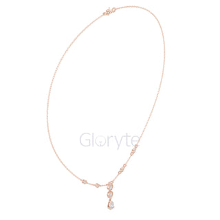 Pear Drop Diamond Necklace