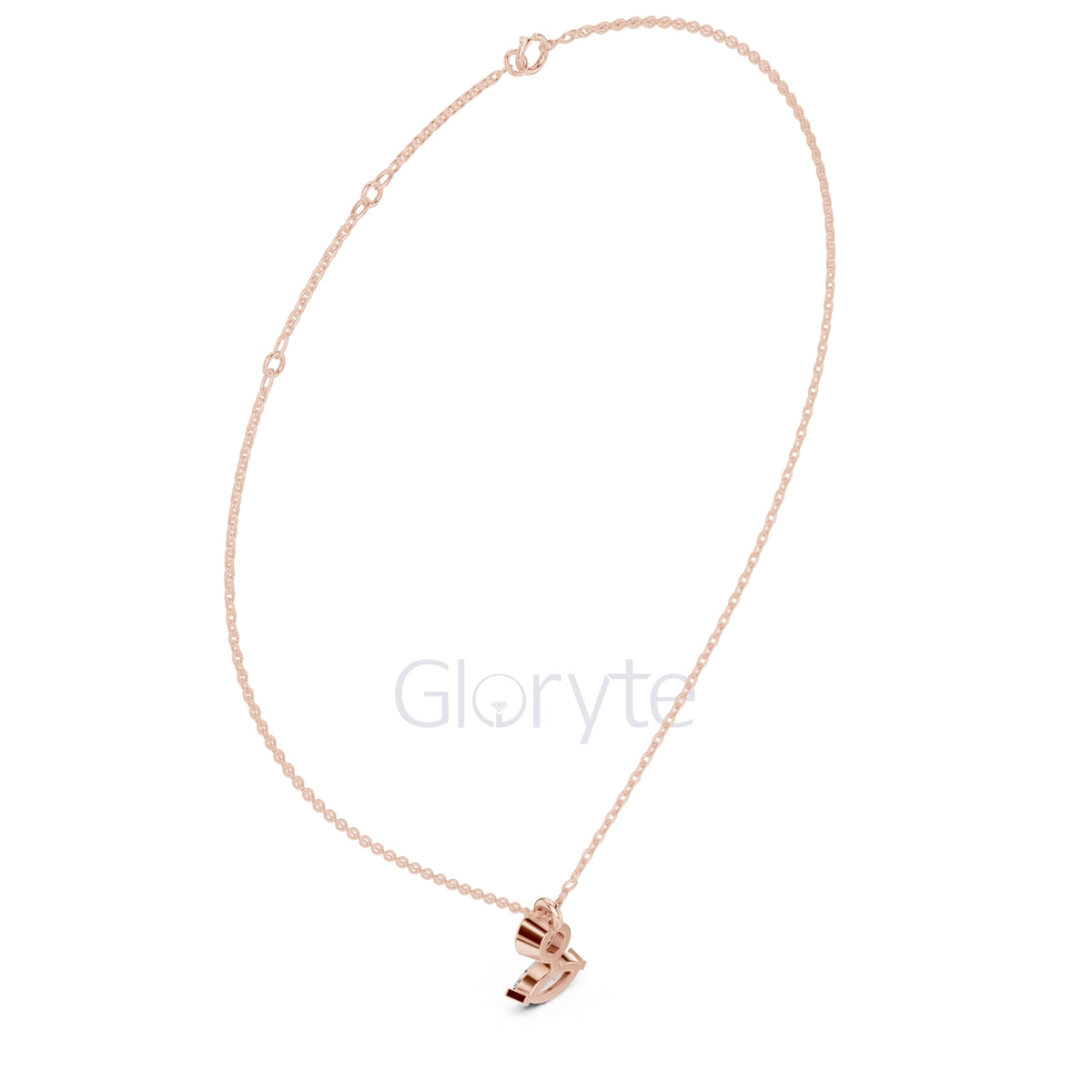 Two-Stone Diamond Pendant Necklace
