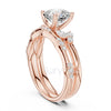 Cushion Diamond & Marquise Accent Bridal Set