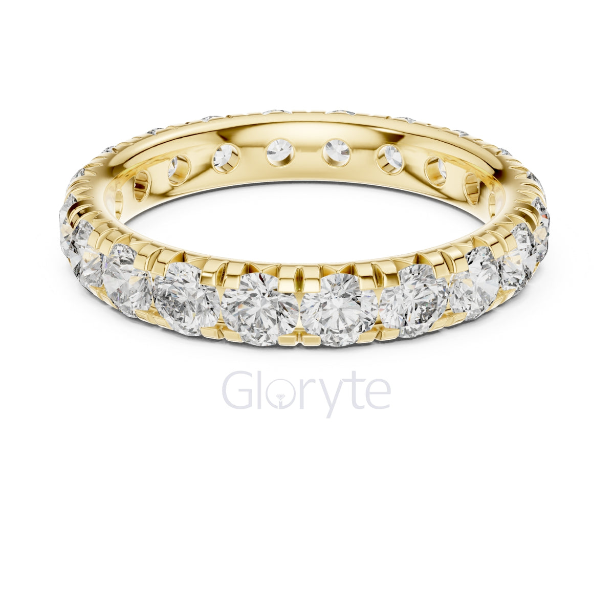 Round Cut Diamond Eternity Band