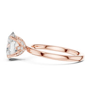 Solitaire Tulip Diamond Ring | 2 Carat Engagement Rings