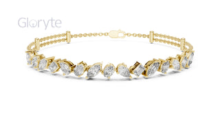 Mixed Cut Diamond Bracelet