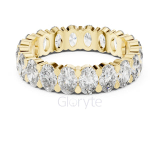 Oval Cut Diamond Eternity Band